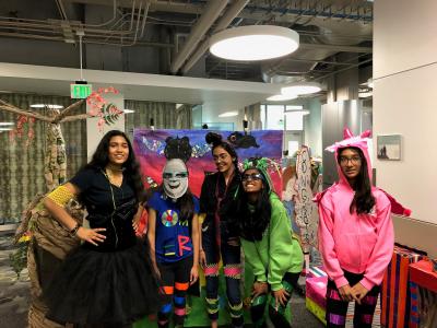 Odyssey of the Mind team in costume