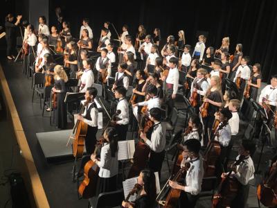 Whole Orchestra standing