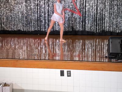 image of student performing dance routine